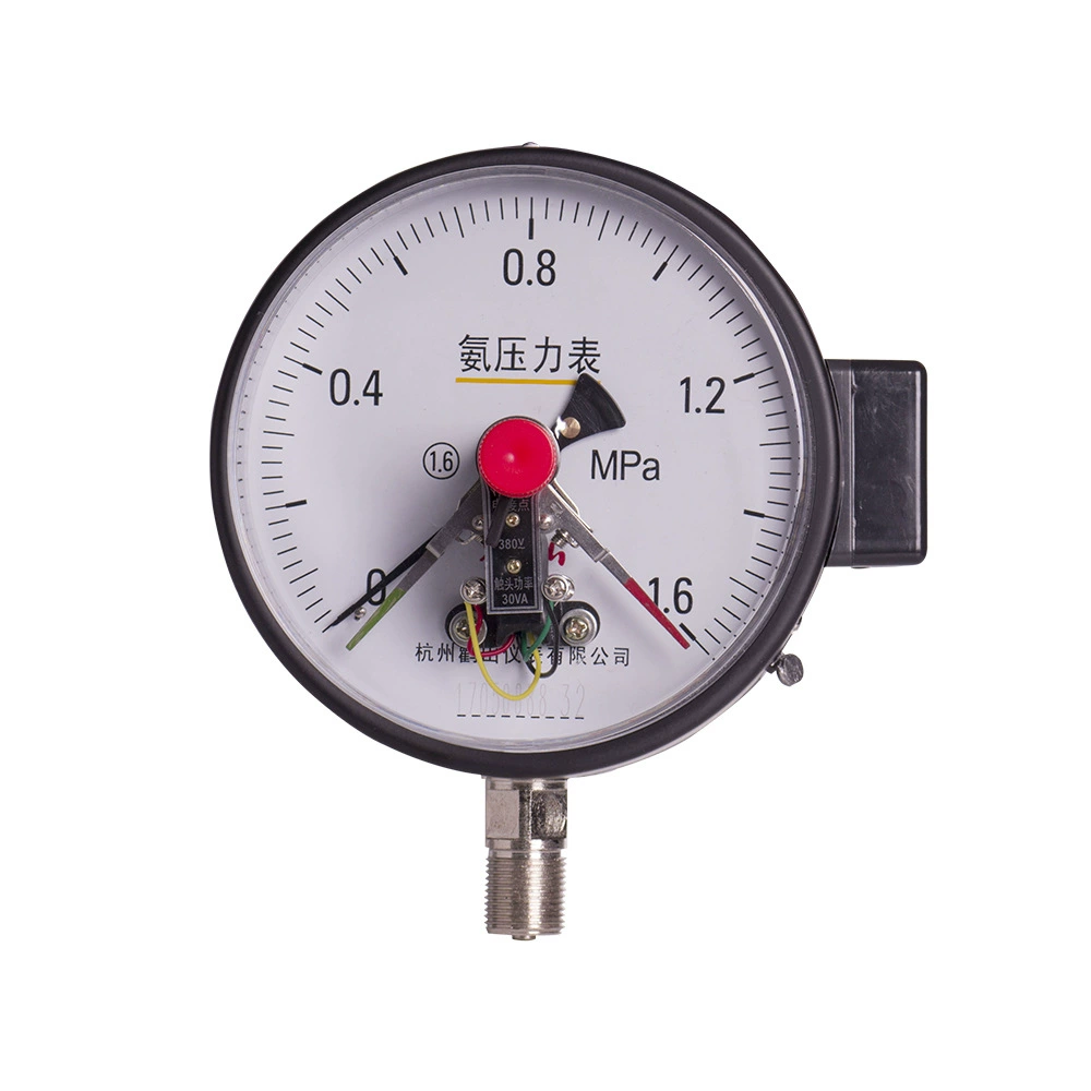 Поставка электрического контактного манометра YAXC150, манометра аммиака, электрического контактного манометра аммиака