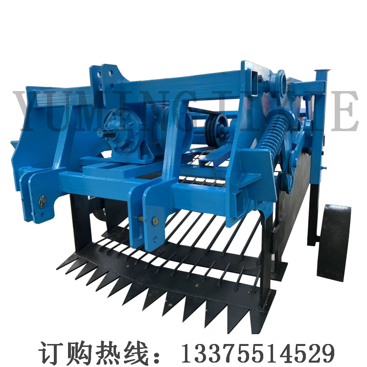 拖拉机拖拉机药材收获机白芷黄芪党参丹参采挖机晃筛式药材收割机