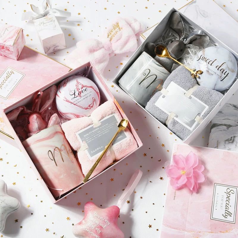 Wedding Favors Gift Box Maid of Honor Favors Complete Set Ceramic Mugs Baby Shower Gift Birthday Present