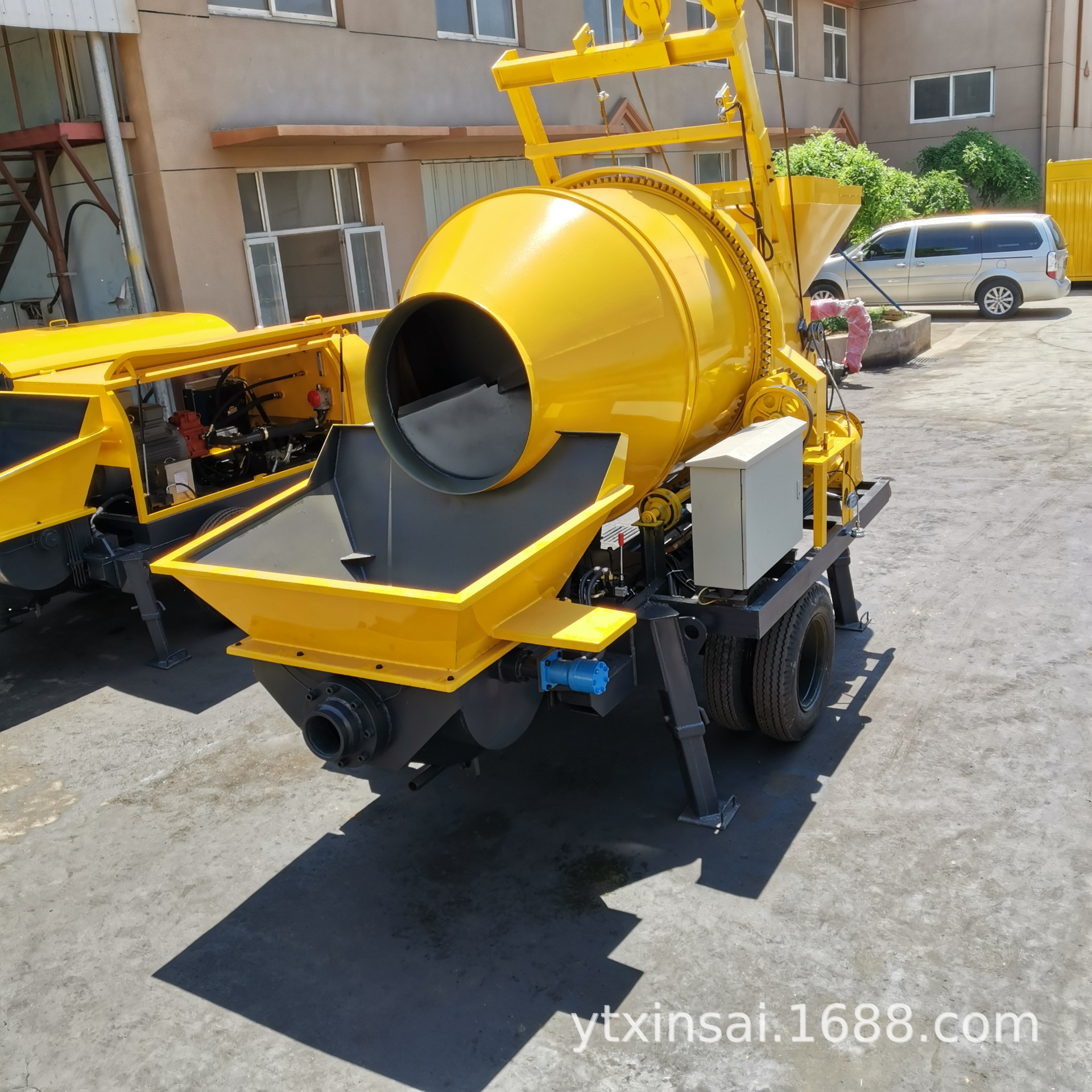 搅拌机带泵 配套发电机组 搅拌输送一体机 搅拌一体泵 地泵配件