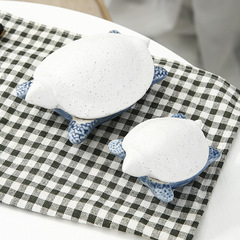 Nordic Ceramic Storage Jar with Lid, Ocean-Style Storage Jar, Storage Box, Coffee, Tea, Grain Jar, Jewelry Box