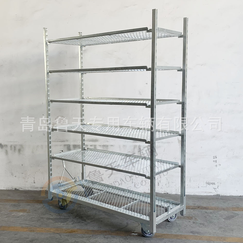 热镀锌苗圃育苗车 基地花卉台车 拉板网花架车 花卉周转车