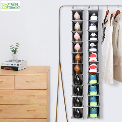 批发衣柜收纳挂袋衣橱悬挂式衣物多层收纳袋棉布多层布艺储物收纳|ms