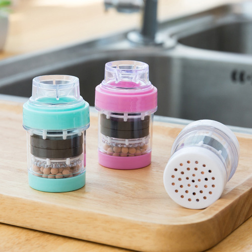 Medical stone magnetized faucet filter household kitchen health care bathroom tap water purifier bathroom water filter