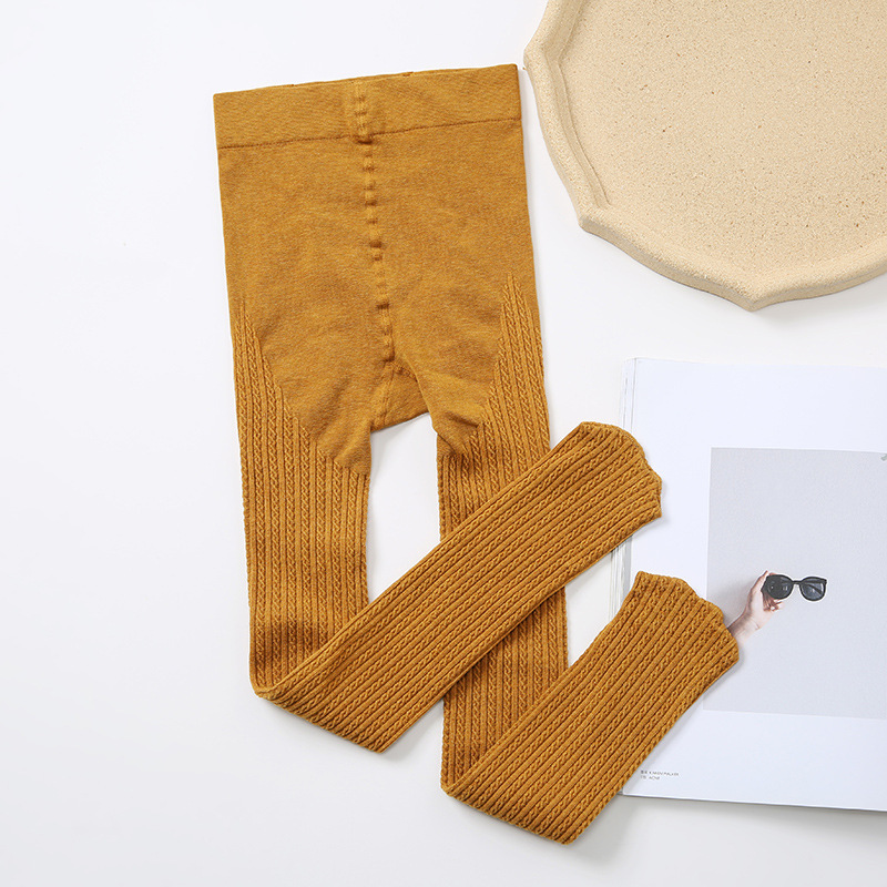 옐로우 트위스트 팬티 스타킹