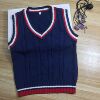 儿童精梳纯棉毛线背心 幼儿园中小学配搭马甲现货可定制厂家直销|ms