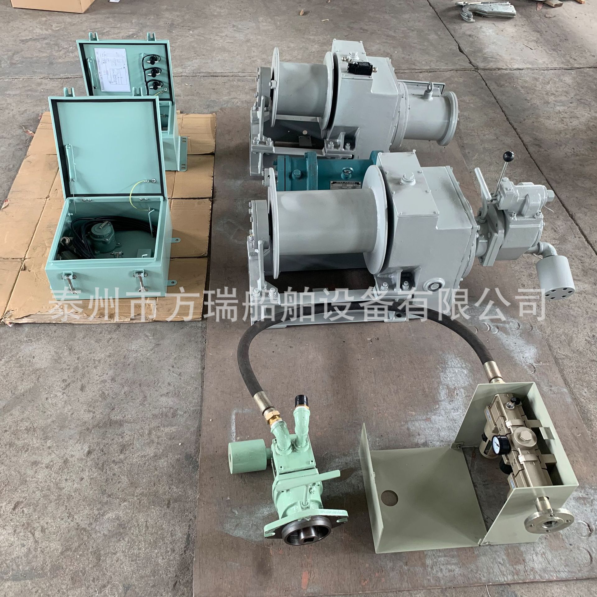 方瑞船舶厂家供应10~20KN电动舷梯绞车 气动舷梯绞车舷梯绞车价格