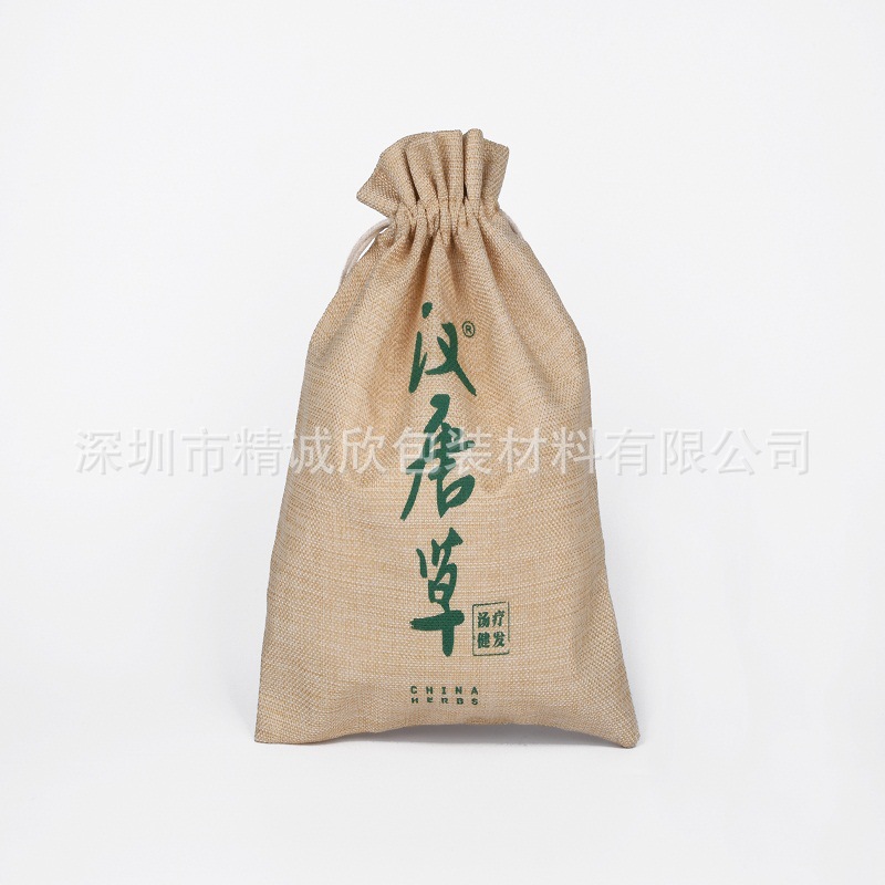 厂家专业供应 亚麻布袋 礼品袋  束口麻布袋 规格 LOGO 支持订