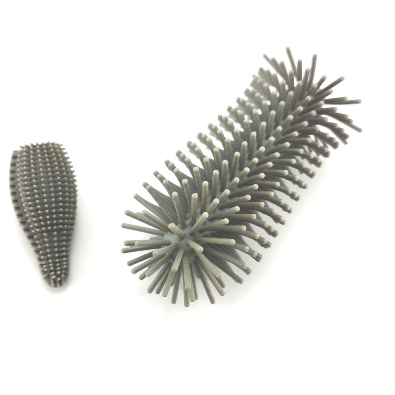 Silicone milk bottle brush new cleaning brush milk bottle brush accessories can provide handle assembly according to customer handle color matching