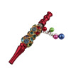 Multicoloured beads, metal pendant, cigarette holder, wholesale