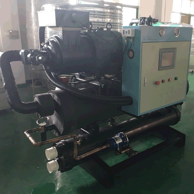 冷却塔冷水机热销螺杆式水冷冷水机组湖北十堰工业制冷用冷水机组