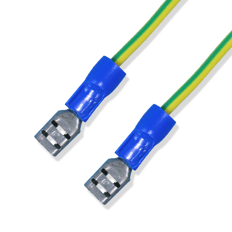 厂家直销 开关专用连接插拨式端子线 2.8/4.8/6.3插簧端子线阻燃