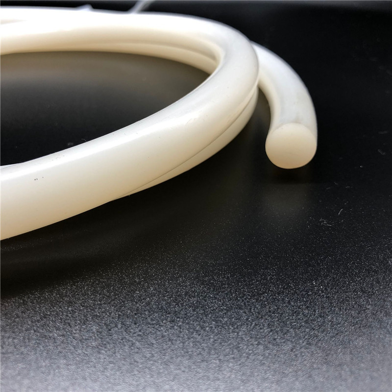 硅胶圆条 耐高温橡胶元条 实心防水密封条8/8.5mm红白黑色高弹性