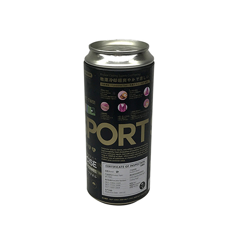 Embalaje de ropa de latas de hierro de hier