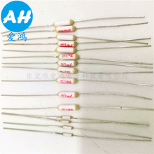 陶瓷温度保险丝2A250V75°-150°易熔合金轴向导线型热熔断器