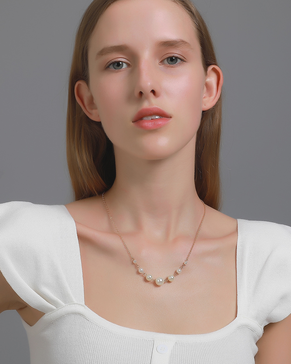 Vente En Gros De Collier De Perles Simples De Mode De Vente Chaude display picture 2