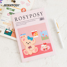 RosyPosy柔设生活志第三季 卡通杂志本学生手账贴纸素材册DIY贴画