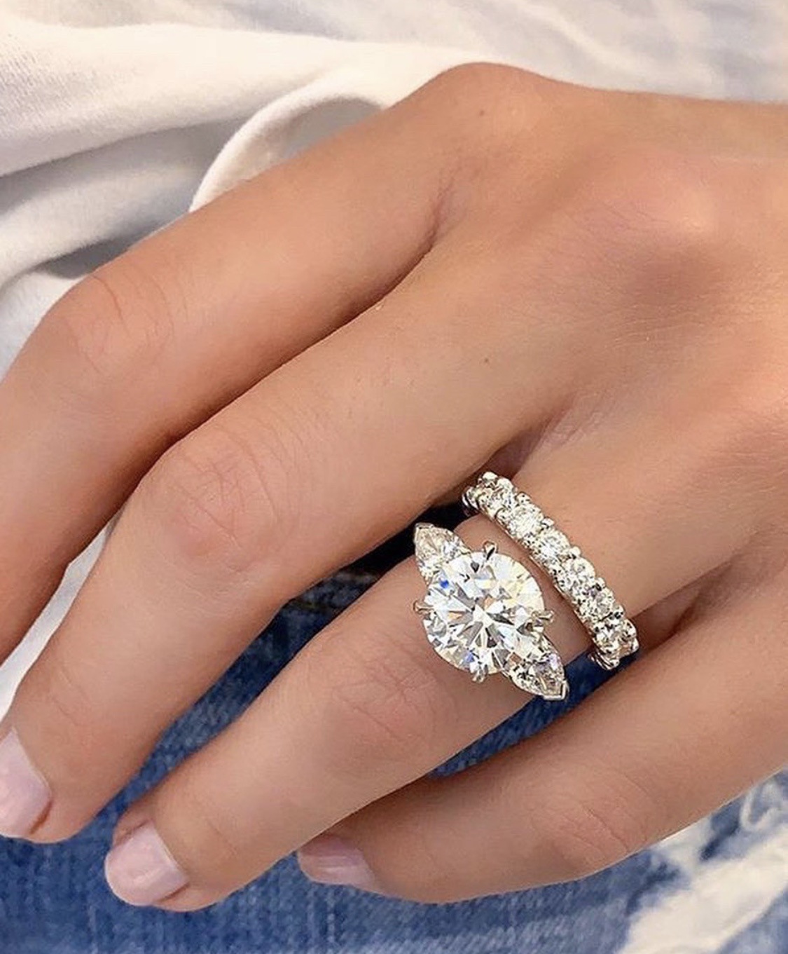 Sanjie 2020 New wish Fashion Diamond Ring European and American Women's Zircon Wedding Ring Couple's Set Ring