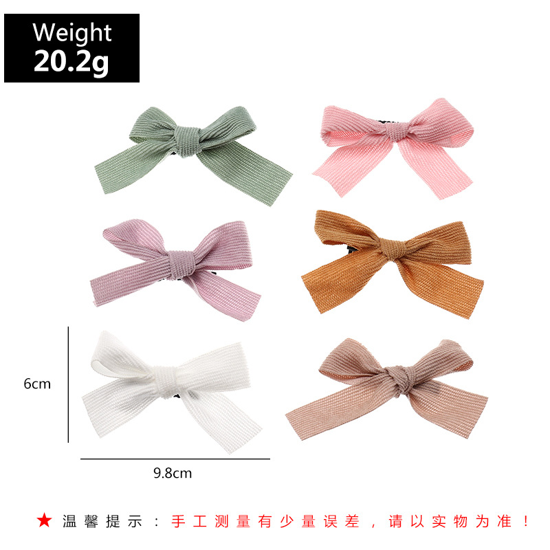 Cute Bowknot Children's Simple Hairpin display picture 2