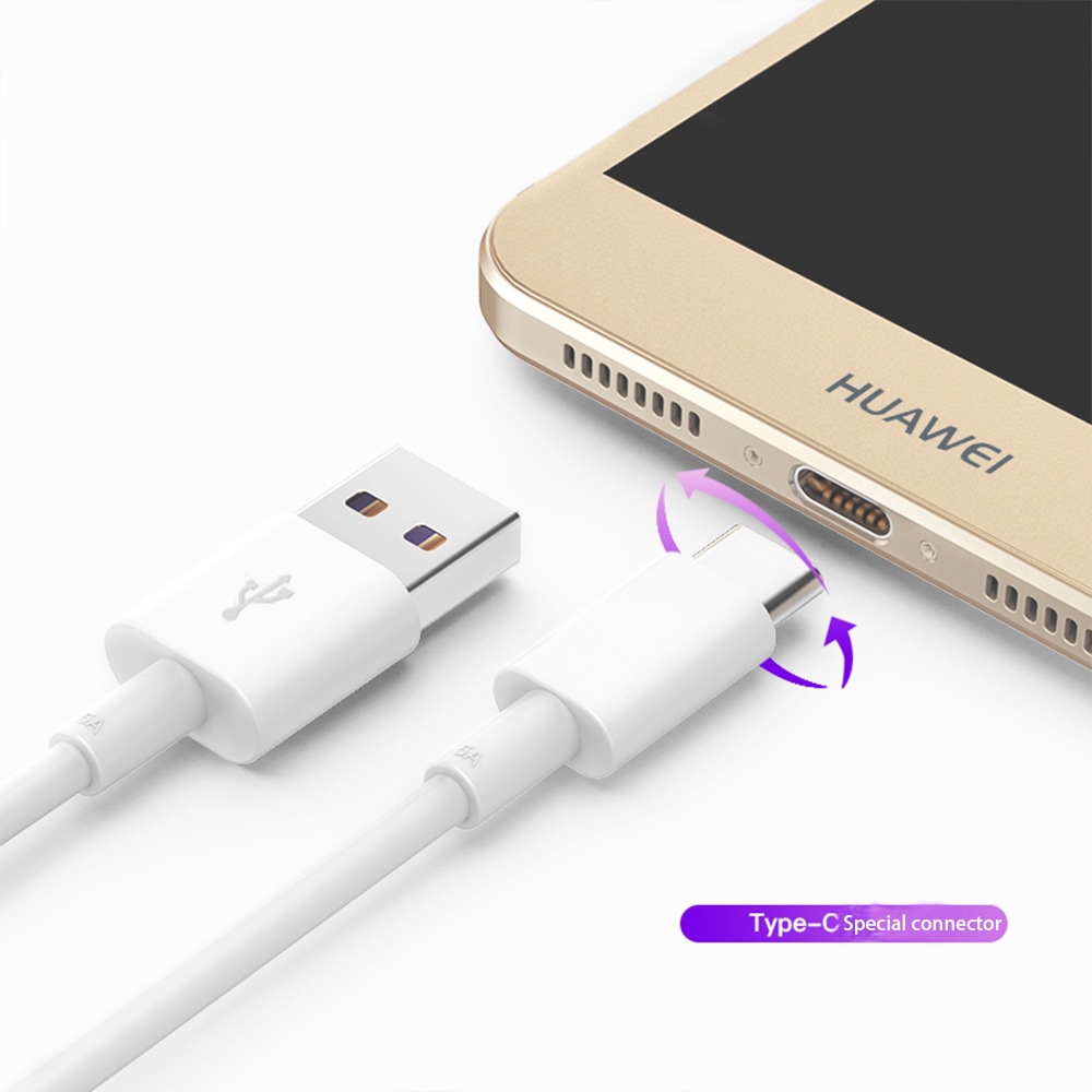 Schnelles 5-A-USB-zu-USB-C/Typ-C-universelles, ultraschnelles Ladedatenkabel für Mobiltelefone und Tablets_voghion.com