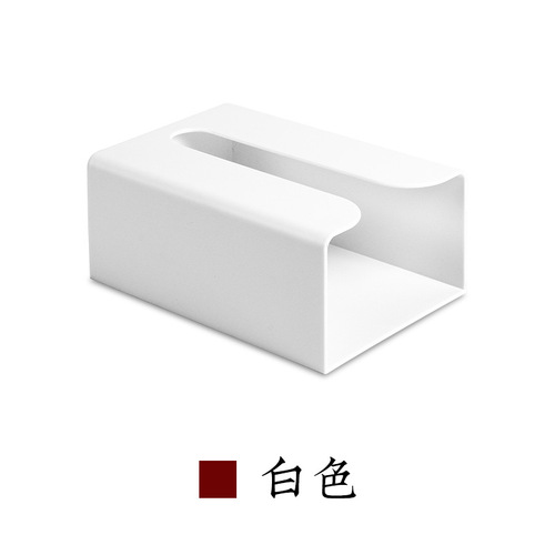 Wall-mounted non-marking paper tissue box for kitchen and bathroom without punching and pasting plastic multifunctional tissue box