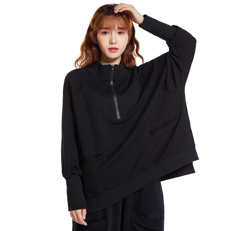 Star Same item Spring Cross border Source of goods Europe and America Fleece Women's wear Hooded Loose type Ladies Sweater