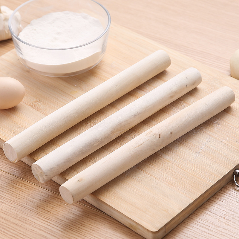 Wholesale Kitchen Solid Wood Rolling Pin, Birch Wood Baking Tool Wooden Rolling Pin, Street Vendor Source, Rolling Pin
