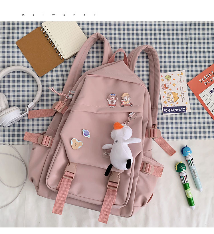 Backpack 2020 New Korean Style High School Junior High School Student Schoolbag Female Large Capacity Couple Travel Backpack Malepicture1