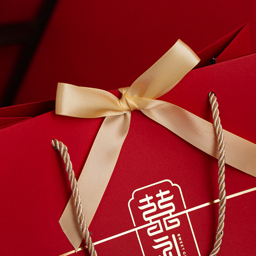 New wedding candy gift box handbag hand bag return gift bag wedding souvenir wedding candy box gift bag