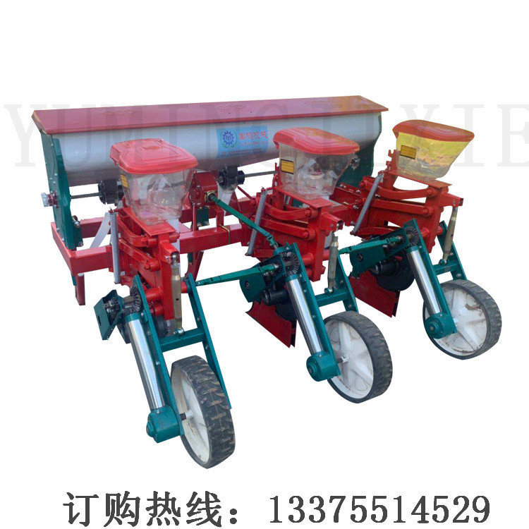 2-4行玉米播种机玉米免耕播种机悬浮式玉米大豆施肥播种机