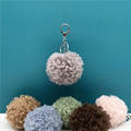 Chaveiro Fur Ball Curly Cute Bag Pingente Carro Plush Chaveiro Criativo Presente Acessórios Pingente 3