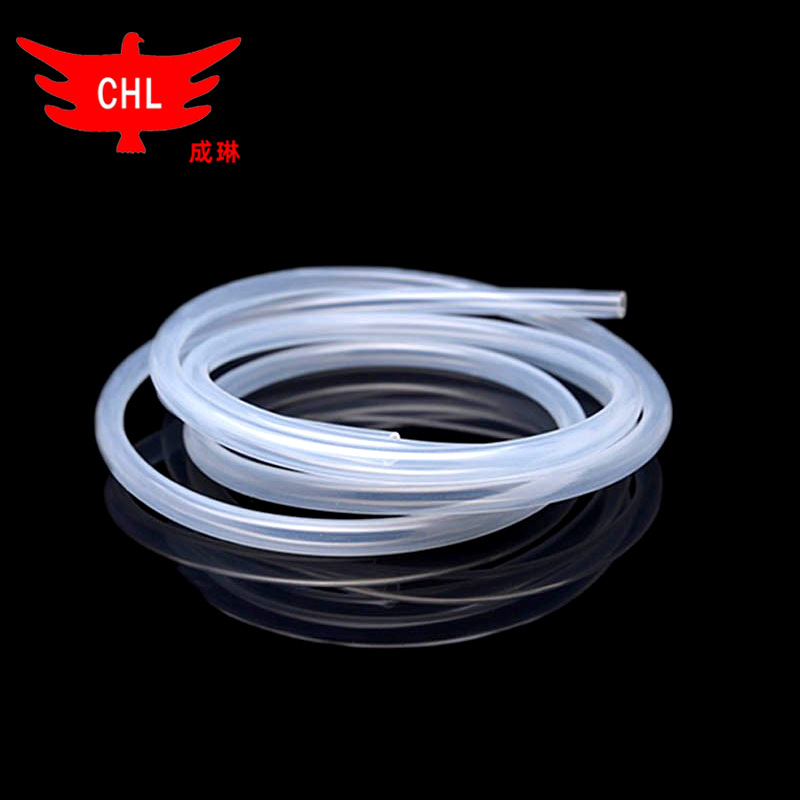 成琳食品级硅胶管耐臭氧耐酒精透明引流硅胶软管灯带硅胶套管批发