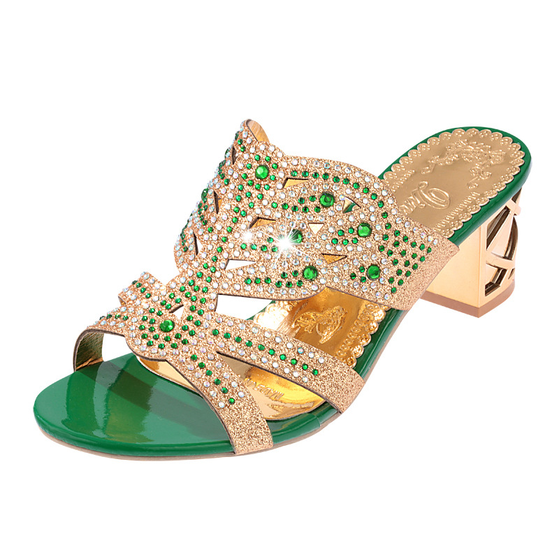 Women's Elegant Geometric Solid Color Open Toe High Heel Sandals display picture 11