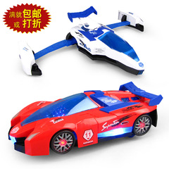 The Same Model Electric Swivel Automatic Transforming Police Car with Automatic Looping Lights and Music, Hot Selling Wholesale Toy