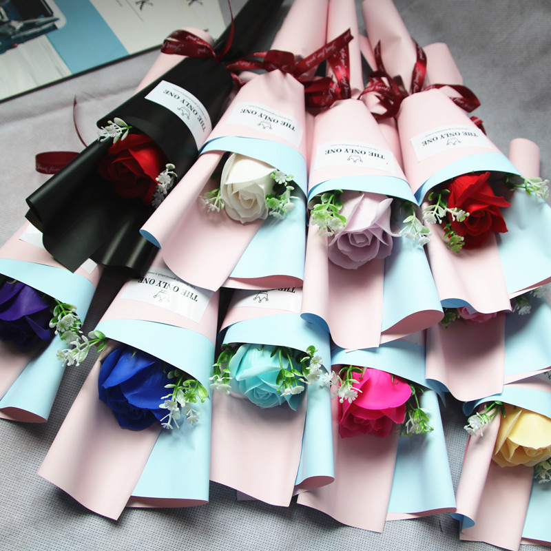 400g Weight Soap Flower Event & Party Supplies 1 Piece Quantity Holiday, Birthday Occasion Soap Flower Material Valentine'S Day Festival Flower Pattern Simple Style Style Simple Style Flower Soap Flower Artificial Flowers 6