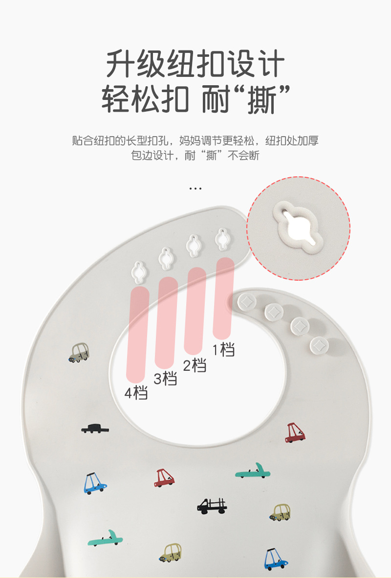 ins爆款母婴用品宝宝围嘴防水儿童硅胶围兜 婴儿口水饭兜免洗夏季详情6