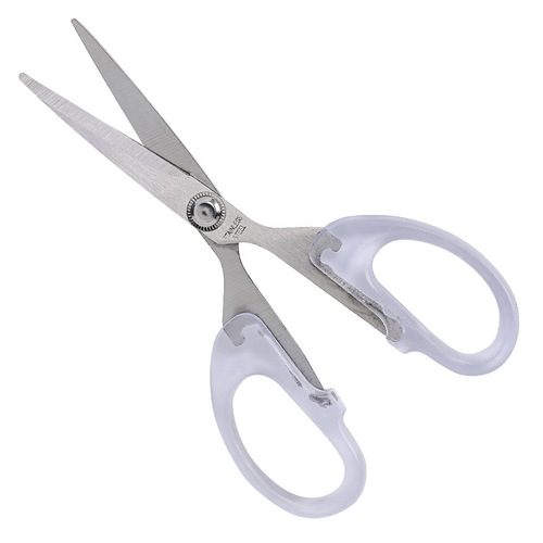 Delicate Girl Heart Ins Style Simple Transparent Small Scissors Student Craft Art Stainless Steel Stationery Scissors Office Knife