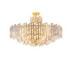 Modern ceiling lamp for living room for bedroom, crystal pendant, lights, light luxury style, simple and elegant design