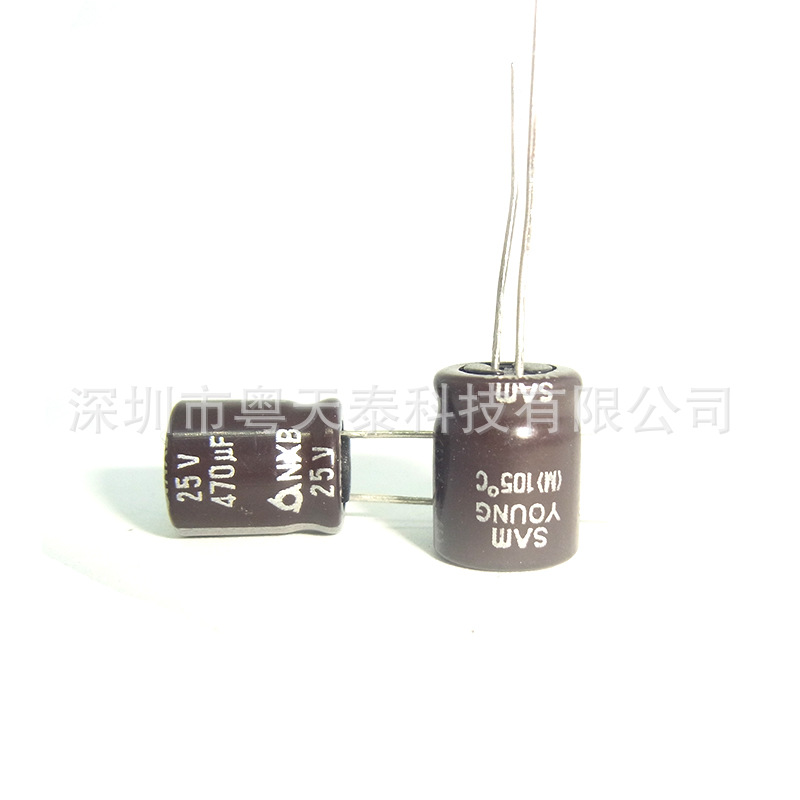 原装三莹SAMYOUNG  电解电容25V 470UF 10X13 105度  NXB系列