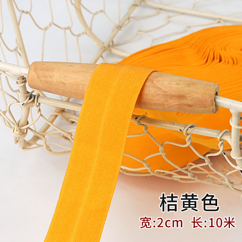 Tira de borde elástico de algodón accesorios de tela tira de borde de ropa de bebé cinta ropa interior banda elástica correa de tela plegable