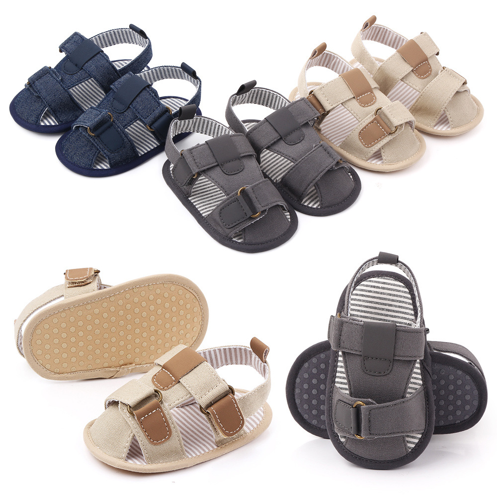 New baby sandals, Velcro baby shoes, soft-soled anti-slip walking shoes, sandals 2439 pic 1