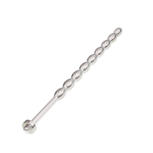 Funny electric shock eye stick urethral insertion stick pulse pull bead urine plug extra long stainless steel masturbation orgasm sex tool for men