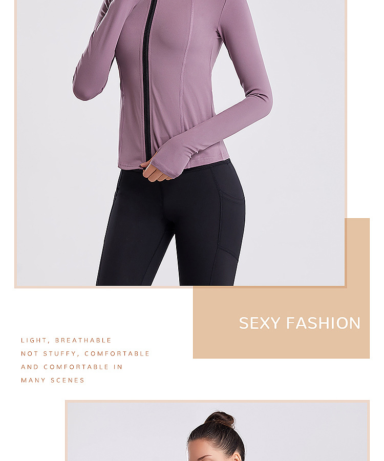 Yoga Sports Jacket Lifestyle Image 1