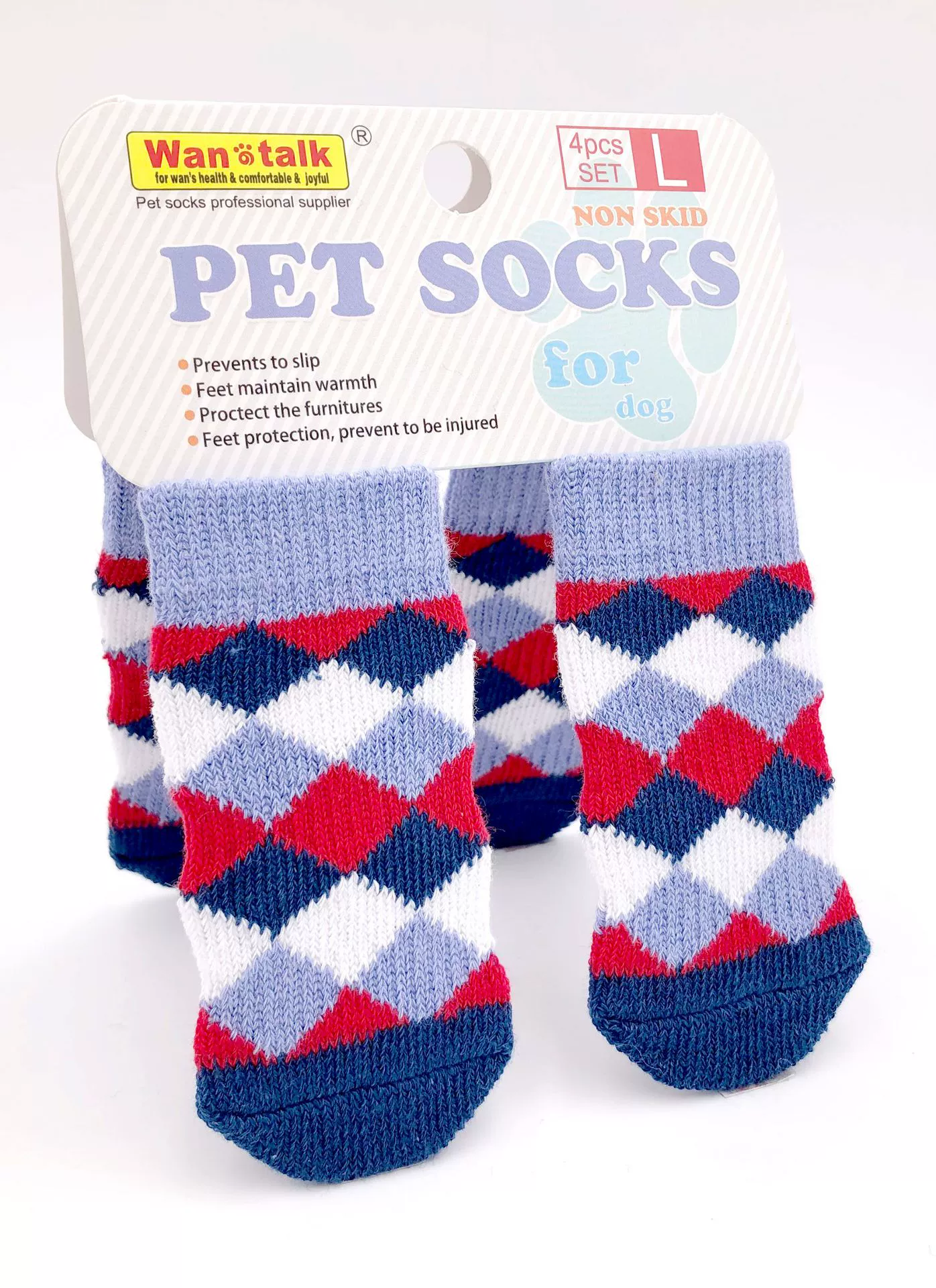 Новые носки для домашних животных хлопок Собака Кошка носки Собака Анти-скольжения носки