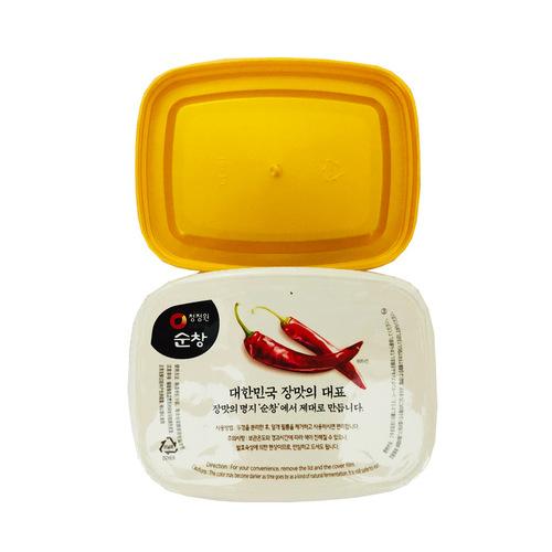 Korean imported food Cheongjungwon Sunchang chili sauce 200g Korean chili sauce spicy garlic sauce sweet and spicy bibimbap sauce