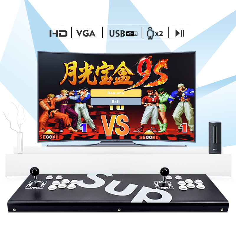 厂家直销月光宝盒带存档功能家用街机双人格斗闯关型家庭游戏机