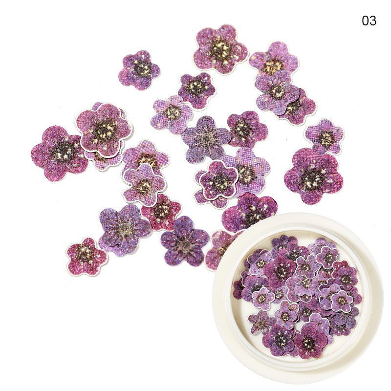 Joyas de manicura de la princesa inswind coloridas flores y hojas pájaros mariposas primavera serie de pulpa de madera parche de manicura