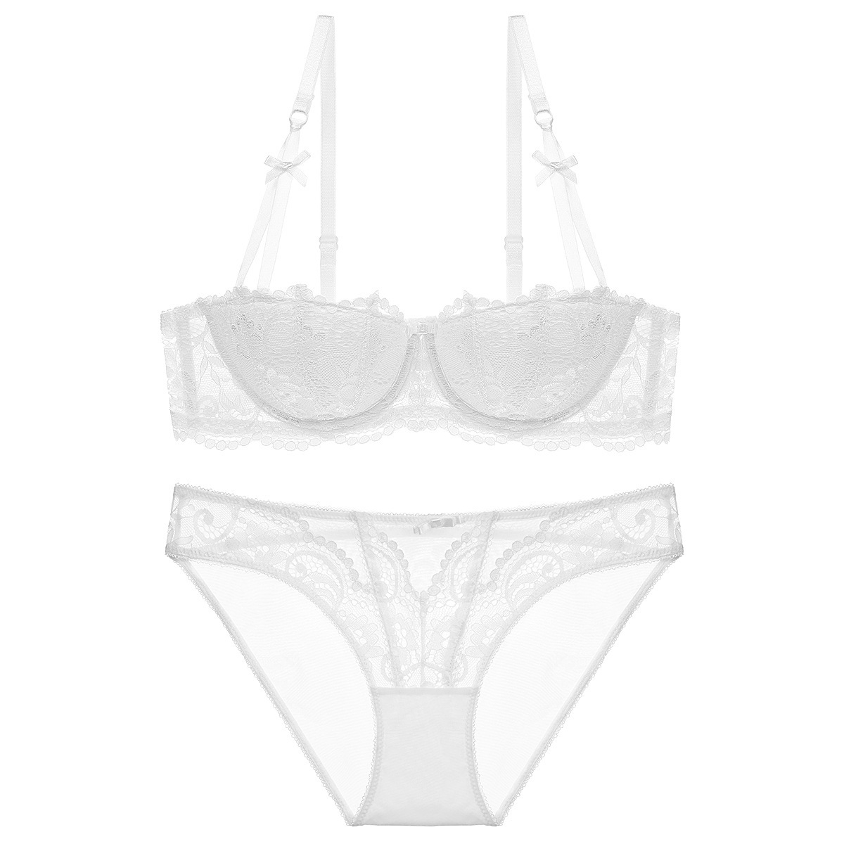 sexy vine jacquard lace set NSCL9194