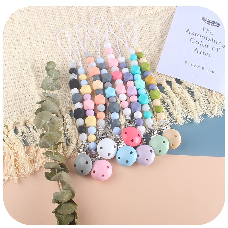 Nuevo Hemu juguete mordedor bebé calmante silicona chupete cadena anti-gota cadena AliExpress Nuevo en Amazon