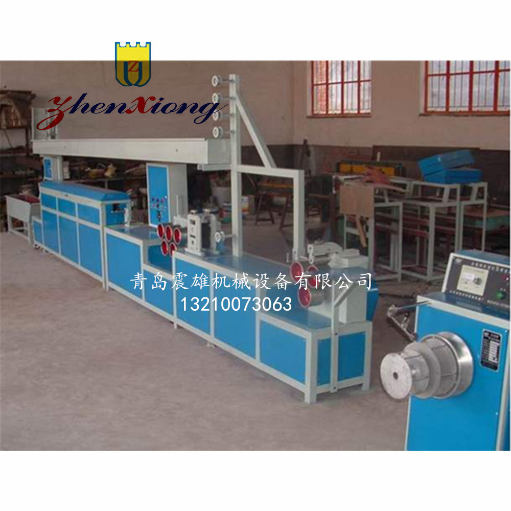 单芯双芯全塑口罩鼻梁条生产线 口罩固定条生产线设备 鼻梁条QDZX